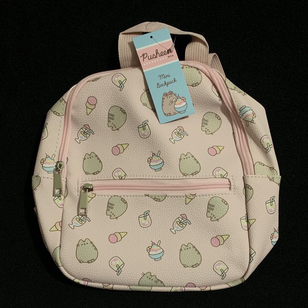 NWT Pusheen Mini Backpack Ice Cream Print 8” x 9”